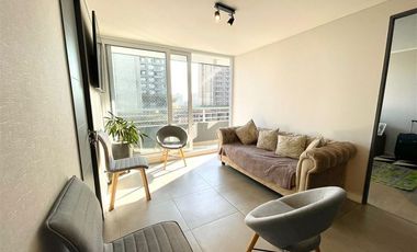 Departamento Amoblado en Arriendo en MA - Zañartu 980, Metro Rodrigo de Araya - Depto Mariposa y Estacionamiento 60/65m2