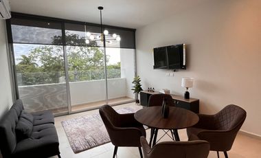 Departamento en renta amueblado en Temozón Norte