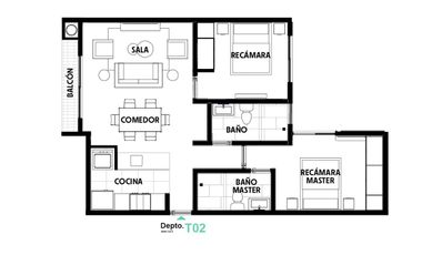 PRE VENTA DEPARTAMENTO, 2 RECÁMARAS, COLONIA CUAUHTÉMOC, CDMX