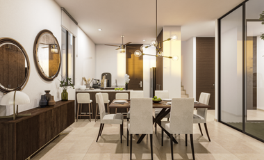 Casa de 2 recámaras en Conkal para entrega inmediata