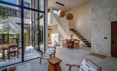 VILLA RESIDENCIAL EN VENTA DE 3 HABITACION CON ALBERCA PRIVADA UBICADA A 5 MINUTOS DEL MAR EN AKUMAL