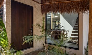 VILLA RESIDENCIAL EN VENTA DE 3 HABITACION CON ALBERCA PRIVADA UBICADA A 5 MINUTOS DEL MAR EN AKUMAL