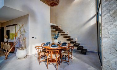 VILLA RESIDENCIAL EN VENTA DE 3 HABITACION CON ALBERCA PRIVADA UBICADA A 5 MINUTOS DEL MAR EN AKUMAL