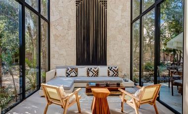 VILLA RESIDENCIAL EN VENTA DE 3 HABITACION CON ALBERCA PRIVADA UBICADA A 5 MINUTOS DEL MAR EN AKUMAL