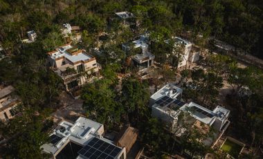 VILLA DE DOS RECAMARAS CON ALBERCA PRIVADA UBICADA EN RESIDENCIAL A 5 MINUTOS DEL MAR EN AKUMAL