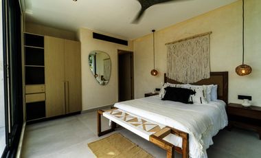 VILLA DE DOS RECAMARAS CON ALBERCA PRIVADA UBICADA EN RESIDENCIAL A 5 MINUTOS DEL MAR EN AKUMAL