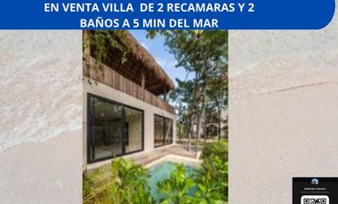 VENTA DE VILLA LOFT CON ALBERCA PRIVADA A 5 MINUTOS DEL MAR UBICADA EN AKUMAL