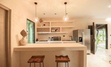 VENTA DE VILLA LOFT CON ALBERCA PRIVADA A 5 MINUTOS DEL MAR UBICADA EN AKUMAL