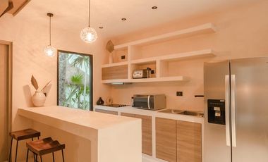 VENTA DE VILLA LOFT CON ALBERCA PRIVADA A 5 MINUTOS DEL MAR UBICADA EN AKUMAL