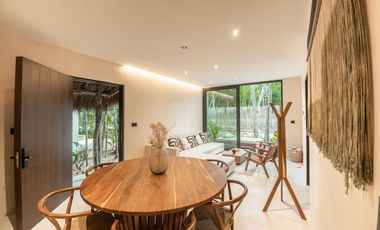 VENTA DE VILLA LOFT CON ALBERCA PRIVADA A 5 MINUTOS DEL MAR UBICADA EN AKUMAL