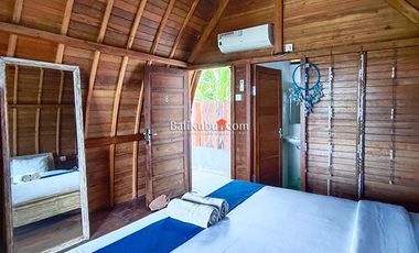 AMS-024.AST | Jual Joglo Guesthouse Tepi Pantai 8 kamar di Nusa Penida