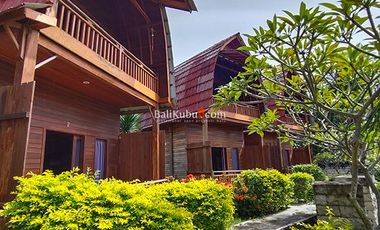 AMS-024.AST | Jual Joglo Guesthouse Tepi Pantai 8 kamar di Nusa Penida