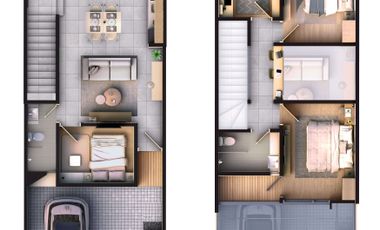 Baru! Konsep Rumah Cahaya di Bandung — 4BR, Taman Depan & Belakang, 106 m²
