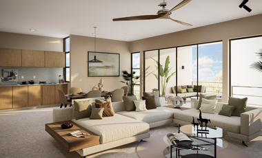 Departamento de 2 recámaras en preventa al norte Mérida