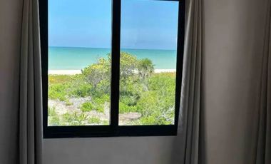 Casa AMUEBLADA frente al mar en venta – Sisal, Yucatán