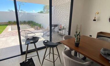 Casa de 3  recámaras en venta en privada residencial en Mérida