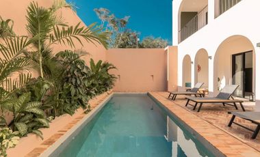 Villa en venta de 4 recámaras   piscina privada en exclusiva zona de Tulum