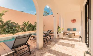 Villa en venta de 4 recámaras   piscina privada en exclusiva zona de Tulum