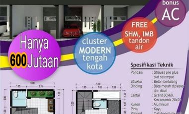 Rumah 2 lantai di Tengah Kota Surabaya
