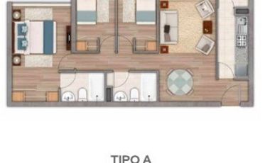 Departamento en Venta en Condominio Las Rocas piso 5 - Alto Hospicio (2 estacionamientos)