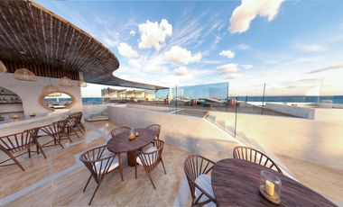 DEPARTAMENTO 2 RECÁMARAS | PLAYA DEL CARMEN | AMUEBLADO Y EQUIPADO | CON SOLARIUM