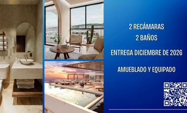 DEPARTAMENTO 2 RECÁMARAS | PLAYA DEL CARMEN | AMUEBLADO Y EQUIPADO | CON SOLARIUM
