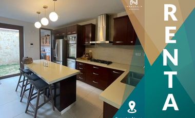 RENTA DE CASA AMUEBLADA EN EL FRACCIONAMIENTO LA ANTIGUA CEMENTERA.