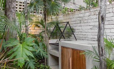 CASA EN VENTA DE DOS RECAMARAS CON ALBERCA PRIVADA EQUIPADA Y AMUEBLADA UBICADA EN TULUM