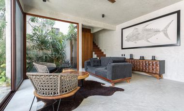 CASA EN VENTA DE DOS RECAMARAS CON ALBERCA PRIVADA EQUIPADA Y AMUEBLADA UBICADA EN TULUM