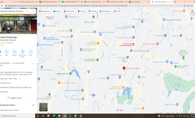 Jl Raya Bogor Cilodong Depok Ruko3.5 Lt 9x4 meterStrategis Dijual LT80m2 SEBELAH INDOMARET & JANJI JIWA