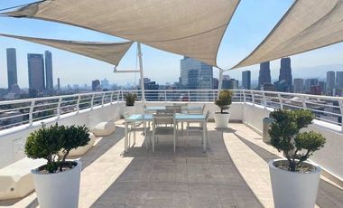 Departamento AMUEBLADO y con Balcón en SkyView Polanco, Ejército Nacional 245.