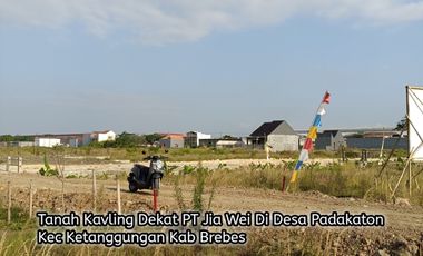 Tanah Kavling Dekat PT Jia Wei Di Desa Padakaton Ketanggungan Brebes