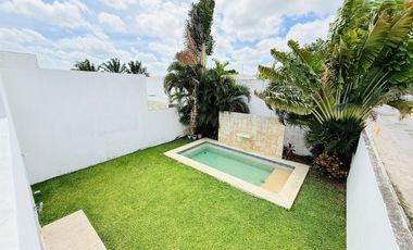 Casa 3 Recámaras en Esquina con Piscina, Temozón