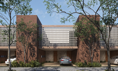 Townhouse 2 Recámaras con Jardín Privado en Temozón Norte