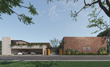 Townhouse 2 Recámaras con Jardín Privado en Temozón Norte