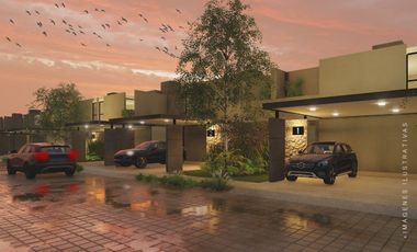 Casa en venta de un piso en Privada de Conkal