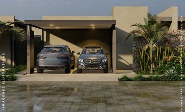 Casa en venta de un piso en Privada de Conkal