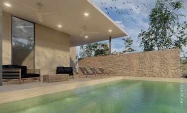 Casa en venta de un piso en Privada de Conkal