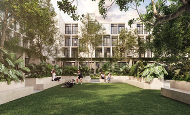 DEPARTAMENTO EN VENTA AL NORTE DE MÉRIDA EN TEMOZÓN NORTE DE TRES HABITACIONES