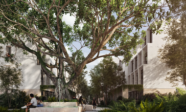 DEPARTAMENTO EN VENTA AL NORTE DE MÉRIDA EN TEMOZÓN NORTE DE TRES HABITACIONES