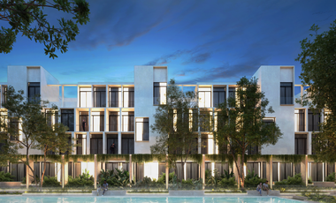 DEPARTAMENTO EN VENTA AL NORTE DE MÉRIDA EN TEMOZÓN NORTE DE TRES HABITACIONES