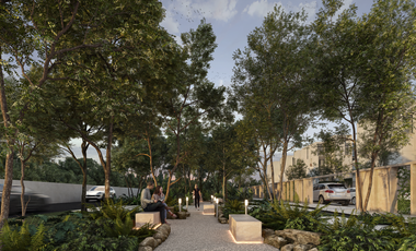 DEPARTAMENTO EN VENTA AL NORTE DE MÉRIDA EN TEMOZÓN NORTE DE TRES HABITACIONES