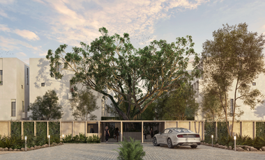 DEPARTAMENTO EN VENTA AL NORTE DE MÉRIDA EN TEMOZÓN NORTE DE TRES HABITACIONES