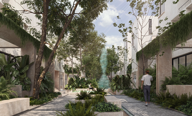 DEPARTAMENTO EN VENTA AL NORTE DE MÉRIDA EN TEMOZÓN NORTE DE TRES HABITACIONES