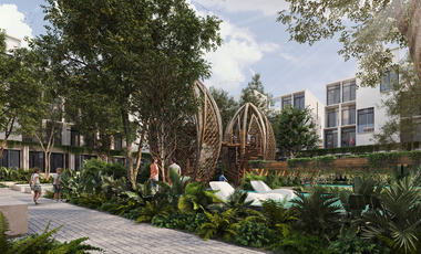 DEPARTAMENTO EN VENTA AL NORTE DE MÉRIDA EN TEMOZÓN NORTE DE TRES HABITACIONES