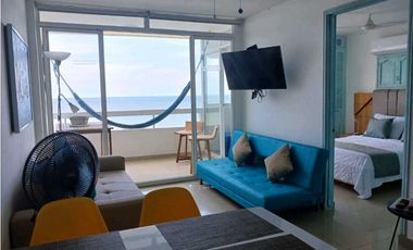 APARTAMENTO EN VENTA EL LAGUITO CON VISTA AL MAR, CARTAGENA