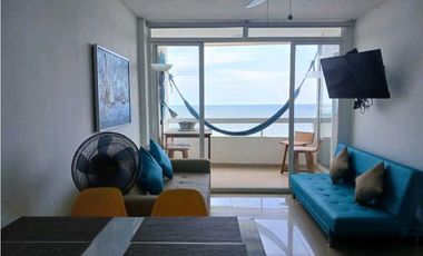 APARTAMENTO EN VENTA EL LAGUITO CON VISTA AL MAR, CARTAGENA