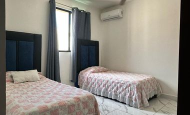 Departamento amueblado 2 recámaras en Cancún