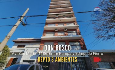 Venta depto 3 ambientes al frente, Don Bosco.
