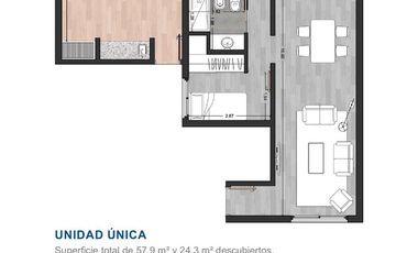 DEPARTAMENTO EN VENTA LA PLATA 1 DORMITORIO